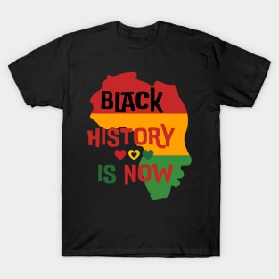 Black History Month Afro Melanin Black Women T-Shirt